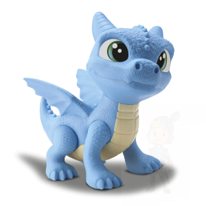 Boneco Infantil Baby Dragon Azul 21cm